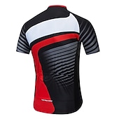 economico Set di abbigliamento da uomo-Per uomo Maglia da ciclismo con pantaloncini Manica Corta Mountain Bike MTB Ciclismo su strada Estate Primavera Blu Giallo Rosso A righe Bicicletta Cuscinetto 3D Asciugatura Rapida Tasca Posteriore