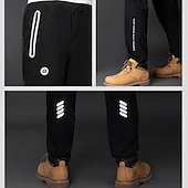 billiga Shorts, tights och byxor för män-ROCKBROS Herr Cykelbyxor Cykel Byxa Underdelar Vinter Bergscykling Vägcykling sporter Vattentät Vindtät Regnsäker Snabb tork Svart Kläder Cykelkläder