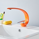 cheap Classical-Bathroom Sink Faucet - Classic Oil-rubbed Bronze / Nickel Brushed / Electroplated Centerset Single Handle One HoleBath Taps