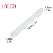 ieftine lumina dulapului-2 buc 10 led pir senzor de mișcare lampă de noapte încărcare usb corpul uman cu detecție automată lumină de noapte dulap dulap lumina de perete scară iluminat dormitor lumină inteligentă cu detectare