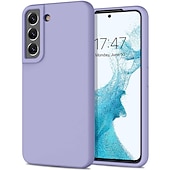 Недорогие Чехлы для Samsung-телефон Кейс для Назначение SSamsung Galaxy S24 S23 S22 S21 S20 Plus Ultra А73 А53 А33 A42 S25 Ультра Кейс на заднюю панель Силиконовый чехол противокапельный Защита от удара Однотонный Силикон