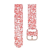 baratos Pulseiras de relógio Fitbit-Pulseira de Smartwatch Compatível com Fitbit Versa 2 / Versa Lite / Versa SE / Versa Silicone Relógio inteligente Alça Impermeável Ajustável Respirável Estampado Floral Substituição Pulseira