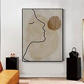 preiswerte Gemälde mit Menschen-handgemaltes handgemachtes Ölgemälde elegante Dame Heimdekoration Dekor gerollte Leinwand Mode moderne Gemälde