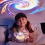 economico luci del proiettore della galassia stella-planetario proiettore luci galassia proiezione 7 in 1 con 360 nebulosa rotante luna notte lampada pianeta aurora per camera da letto soffitto sala giochi party bar