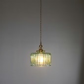 cheap Pendant Lights-19 cm Single Design Pendant Light LED Glass Vintage Style Electroplated 220-240V