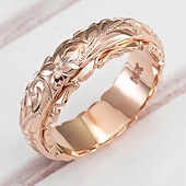 economico Anelli-Anello Classico in Oro Rosa Oro Argento Rame Semplice 1pc  Abito per Donne da Impressionare