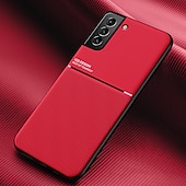 abordables Coques Samsung-téléphone Coque Pour Samsung Galaxy S24 S23 S22 S21 S20 Plus Ultra A54 A34 A14 A32 A42 Remarque 20 10 S25 Ultra Coque Arriere Étui en cuir Ultra Mince Prise en charge de la charge sans fil Antichoc
