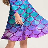 Girls ' 3D Sellő Ruha Hosszú ujj 3D nyomtatás Tavasz Ősz Napi Szabadság Vakáció aranyos stílus Alkalmi Édes Gyerekek 3-10 év Swing ruha A vonalú ruha Térd feletti Poliészter Normál olcso 3D Shining Vision ruha-Girls ' 3D Sellő Ruha Hosszú ujj 3D nyomtatás Tavasz Ősz Napi Szabadság Vakáció aranyos stílus Alkalmi Édes Gyerekek 3-10 év Swing ruha A vonalú ruha Térd feletti Poliészter Normál