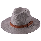 cheap Hats-Women&#039;s Cowboy Hats 1pcs Basic Brown Band Western Hats