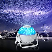 economico luci del proiettore della galassia stella-planetario proiettore luci galassia proiezione 7 in 1 con 360 nebulosa rotante luna notte lampada pianeta aurora per camera da letto soffitto sala giochi party bar