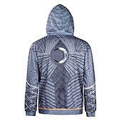 abordables Graphique de personnage de dessin animé et de film-Moon Knight Vengeurs Sweat à capuche Anime Dessin Animé Animé 3D Classique Style de rue Pour Couple Homme Femme Adulte Rentrée scolaire Impression 3D