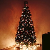 olcso LED szalagfények-G40 Globe Patio String Lights Kültéri 7,62m/25FT 25 Átlátszó Többszínű G40 Izzókkal Függőleges Belső és Külső String Lámpák a Hátsó Kert Bistro Piac Kerti Parti Dekorációhoz Fekete Dróton