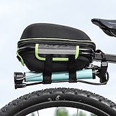 halpa Pyörälaukut-west biking® 8 l pyörän satulalaukku pyöräteline laukku metallirungolla ja sadesuojalla vedenpitävä kevyt heijastinnauha pyörälaukku kangas lycra eva polkupyörälaukku pyörälaukku pyörä polkupyörä pyöräily