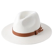 cheap Hats-Women&#039;s Cowboy Hats 1pcs Basic Brown Band Western Hats
