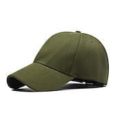 economico Cappelli-1 pz berretto unisex casual solido curvo visiera parasole berretto da baseball cappelli di snapback regolabili per le donne uomini hip hop cap street papà cappello