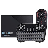 cheap TV Boxes-Smart TV Box H96 MAX RK3566 Quad Core Android 11.0 8GB RAM 128GB ROM 1080p 8K with Dual Wi-Fi 2.4G/5.0G Media Player Google Play Youtube