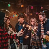 olcso LED szalagfények-G40 Globe Patio String Lights Kültéri 7,62m/25FT 25 Átlátszó Többszínű G40 Izzókkal Függőleges Belső és Külső String Lámpák a Hátsó Kert Bistro Piac Kerti Parti Dekorációhoz Fekete Dróton