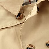 cheap Outerwear-Boys 3D Plain Trench Coat Long Sleeve Spring Fall Active Cool Kids 2-12 Years Daily Regular Fit