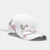 1pcs New High Quality Unisex Cotton Outdoor Baseball Cap Plum Embroidery Snapback Fashion Sports Hats For Men & Women Cap 12