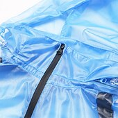 billiga Jackor och västar för män-Herr Vindtät jacka Cykeljacka Regnjacka Hög synlighet Vattentät Vindtät Andningsfunktion Cykel Jacka Regnjacka Bergscykling Vägcykling Stadscykling Vit ljusgrön Blå Cykelkläder / Långärmad / Elastisk