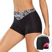 cheap Women&#039;s Underwear &amp; Base Layer-Women&#039;s Cycling Underwear Cycling Padded Shorts  Summer Polyester Bike Underwear Shorts Padded Shorts / Chamois 3D Pad Quick Dry Moisture Wicking Sports Patchwork Black / Pink / Black+White Mountain