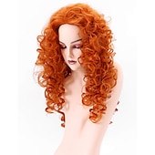 cheap Movie Character Wigs-Long Hair Curly Wavy Full Head  Wigs for Women Cosplay Party Hairpiece Halloween Wigs
