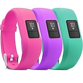 cheap Garmin Watch Bands-3 Pack Watch Band for Garmin Vivofit 3 Vivofit JR Vivofit jr 2 Silicone Replacement  Strap Elastic Waterproof Adjustable Sport Band Wristband