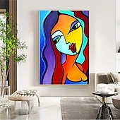 economico Ritratti-Mintura Figura Fatta A Mano Pittura A Olio Su Tela Decorazione Della Parete Di Arte Moderna Immagine Astratta Per La Decorazione Domestica Pittura Arrotolata Senza Cornice Non Allungata