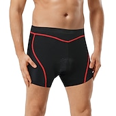 abordables Ropa Interior y Capas Base para Hombre-WOSAWE Hombre Ropa interior de ciclismo Pantalones cortos bicicleta Culotte Ciclismo Bicicleta Bermudas Pantalones cortos Ropa interior Ajuste semiformado MTB Bicicleta Montaña Ciclismo Carretera