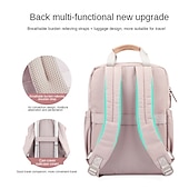 baratos Bolsas, estojos e luvas para laptop-mochilas para laptop 14 15,6 polegadas compatíveis com macbook air pro, hp, dell, lenovo, asus, acer, chromebook notebook à prova d&#039;água poliéster à prova de choque cor sólida para viagens, presente