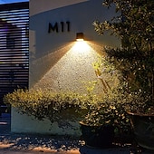 abordables Aplique de pared para exterior-2 uds., luces solares de pared, luz de valla exterior para jardín, patio, balcón, patio, villa, porche, decoración de patio, lámpara de pared impermeable de ambiente