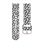 baratos Pulseiras de relógio Fitbit-Pulseira de Smartwatch Compatível com Fitbit Versa 2 / Versa Lite / Versa SE / Versa Silicone Relógio inteligente Alça Impermeável Ajustável Respirável Estampado Floral Substituição Pulseira