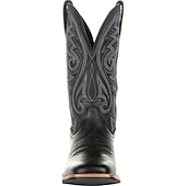 olcso Cowboy és nyugati csizma-férfi barna western cowboy csizma – műbőr bonyolult hímzéssel, klasszikus szögletes orrral és egymásra rakott sarokkal rodeó és mindennapi viselethez
