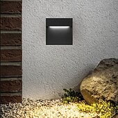 abordables luces de pared al aire libre-5w luz de pared exterior led impermeable ip65 lámpara de pared ac/d12v voltaje de seguridad lámpara de cubierta lámpara de barra lámpara de escalera lámpara de paisaje aluminio fundido a presión 3000k blanco cálido opcional ac85-265v 2 piezas 6 piezas