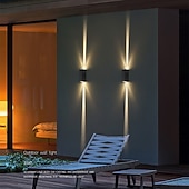 cheap Outdoor Wall Lights-LED Outdoor Wall Lights Indoor Wall Lights Living Room Outdoor Aluminum Wall Light IP65 110-120V 220-240V
