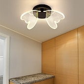 economico Lampade e ventilatori da soffitto-Plafoniera da corridoio a 1 luce a forma di led, luce da tavolo da sole per portico