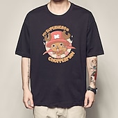 billiga Tecknad och filmkaraktärsgrafik-One Piece Tony Tony Chopper T-shirt Animé Tecknat Anime Harajuku Grafisk Söt Till Par Herr Dam Vuxna Tillbaka till Skolan Varmstämpling