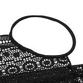 economico Prendisole-Per donna Normale Costumi da bagno Prendisole Abito da spiaggia Costume da bagno Lacci Pizzo Scollatura posteriore Uncinetto Strappato Tinta unica Con bretelline Festività Sensuale Costumi da bagno