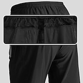 billiga Shorts, tights och byxor för män-ROCKBROS Herr Cykelbyxor Cykel Byxa Underdelar Vinter Bergscykling Vägcykling sporter Vattentät Vindtät Regnsäker Snabb tork Svart Kläder Cykelkläder