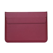 levne Tašky, pouzdra a pouzdra na notebooky-Rukávy na notebook 12 &quot; 13.3 &quot; 14 &quot; palec Kompatibilní s Macbook Air Pro, HP, Dell, Lenovo, Asus, Acer, Chromebook Notebook Voděodolný Nárazuvzdorné Kožené Pevná barva pro Obchodní kancelář