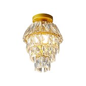 billiga Kristalltaklampa-18cm ö design taklampor metallmålade ytskikt moderna 220-240v