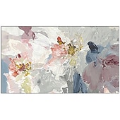 voordelige Schilderijen van bloemen/planten-handgemaakte handgeschilderde olieverf muur kunst morandi kleur abstract schilderij woondecoratie decor gerold canvas geen frame niet uitgerekt