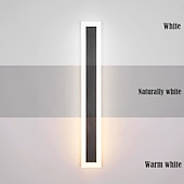 cheap Indoor Wall Lights-60/80/100cm Wall Light LED Acrylic Wall Sconces Long Porch Wall Lamp Fixture Suitable for Living Room AC85-265V