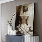 levne Nude Art-mintura ručně vyráběná nahá žena olejomalba na plátně nástěnná umělecká dekorace moderní abstraktní obraz pro domácí dekoraci válcovaný bezrámový nenatažený obraz