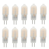 お買い得  LEDバイピンライト-10個g4ac/dc12vdc12vLEDライト12ledssmd2835電球ランプラスポットライトは家庭用シャンデリア用のハロゲンランプを交換します