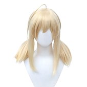 economico Parrucche Anime-Parrucca cosplay klee con trecce bionde e frangia
