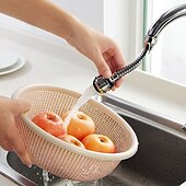 preiswerte Armaturendüsen-360 Grad drehbarer wassersparender Wasserhahn Wasserhahn Belüfter ABS Wasserhahn Düsenfilter Wasserhahn Bubbler Belüfter