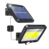 cheap Street Lights-LED Flood Lights Split Solar Lamp Outdoor Motion Sensor LED Solar Floodlight Outdoor Safety Solar Lamp Waterproof 3 Lighting Modes Including 16.4 Feet (about 5 meters) Cable Suitable for Garden Yard Garage