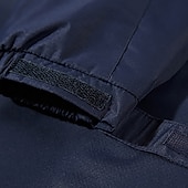 abordables chaqueta deportiva-Hombre Chaqueta al aire libre Chaqueta Softshell Chaqueta de transición Chaqueta para lluvia Entrenamiento Deporte Impermeable Cortavientos Bolsillo Correa Otoño Invierno Color sólido Casual Estilo