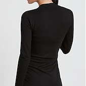 baratos envoltórios de convidados de casamento-Estolas Femininas Bolero Voile / Transparente Básico Proteção Solar Manga Longa Elastano Estolas de Casamento Com Cor Pura Para Convidado do casamento Todas as Estações